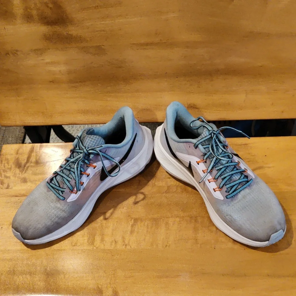 Nike Air Zoom Pegasus 39 tie dye effect gray purple orange and blue size 9.5 - Picture 3 of 11